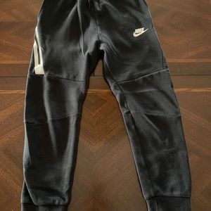 Nike Black Jogger Sweatpants Tie Waist Youth Sz L